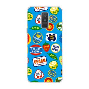 Fruitsticker: Samsung Galaxy A6 Plus (2018) Transparant Hoesje