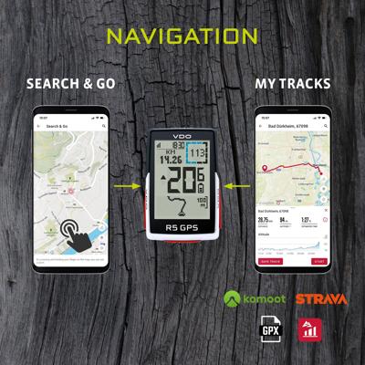 Vdo fietscomputer r5 gps