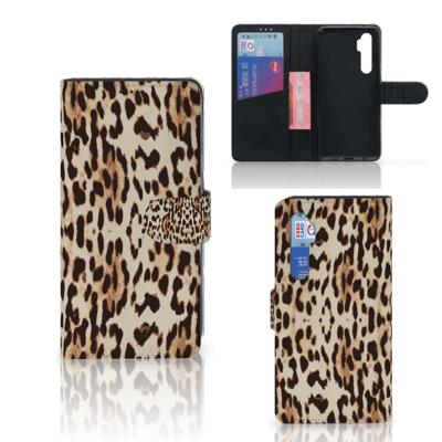 Xiaomi Mi Note 10 Lite | Telefoonhoesje | Met pasjeshouder | Leopard