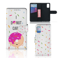 Samsung Galaxy A41 Book Cover Donut Roze