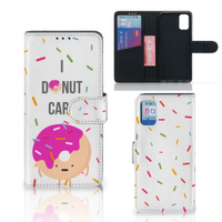 Samsung Galaxy A41 Book Cover Donut Roze - thumbnail