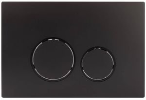 StarBlueDisc Doppio 35 bedieningspaneel mat zwart voor Geberit Sigma 12cm (UP320)