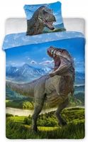 Animal Pictures dekbedovertrek T Rex - Eenpersoons - 140 x 200 cm - Katoen - thumbnail