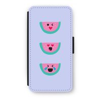 Smiley watermeloen: iPhone 8 Plus Flip Hoesje