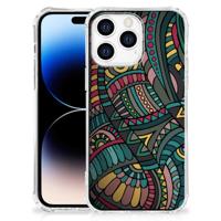 Apple iPhone 14 Pro Max Doorzichtige Silicone Hoesje Aztec Apple iPhone 14 Pro Max Doorzichtige Silicone Hoesje Aztec