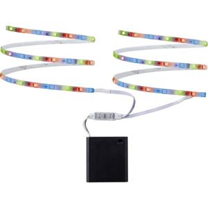 Paulmann PAULMANN 70700 LED-strip complete set Met batterijbox 6 V 800 mm RGB 1 stuk(s)