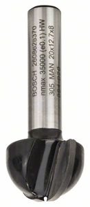 Bosch Accessoires Halfrondprofielfrezen 8 mm, R1 10 mm, D 20 mm, L 12,7 mm, G 46 mm 1st - 2608628370