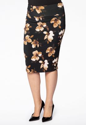 Yoek Kokerrok ROSE | Zwart | Maat 42/44