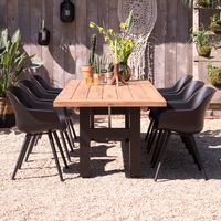 Hartman Tuintafel 'Sophie Yasmani' 240 x 100cm, kleur Zwart