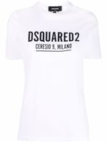 DSQUARED2 t-shirt à logo imprimé - Blanc