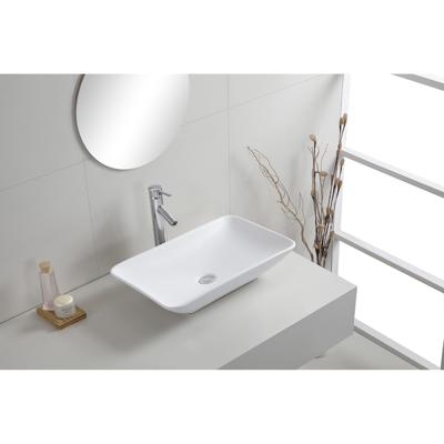 Wiesbaden Karé Waskom Rechthoekig - 58x36x11.5cm - Keramiek - Mat Wit