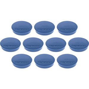 Magnetoplan Magneet Discofix Standard (Ø x h) 30 mm x 8 mm rond Donkerblauw 10 stuk(s) 1664214