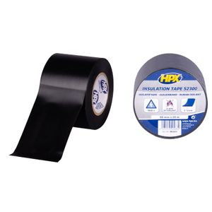 HPX PVC isolatietape | Zwart | 50mm x 20m - IB5020 - IB5020