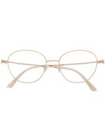 Jimmy Choo Eyewear lunettes de vue à monture ronde - Or - thumbnail