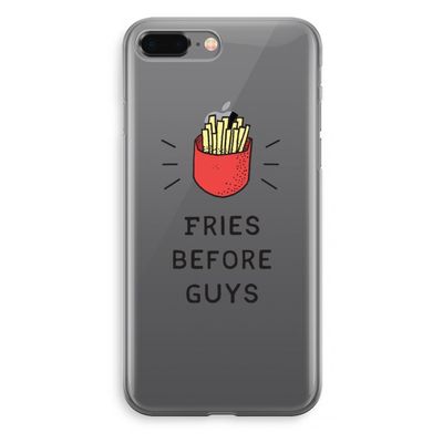 Fries before guys: iPhone 8 Plus Transparant Hoesje