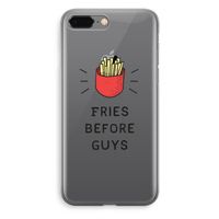 Fries before guys: iPhone 8 Plus Transparant Hoesje