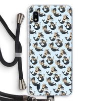 Zeemeermin: Samsung Galaxy A10 Transparant Hoesje met koord