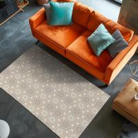 Mozaïek bloemen patroon Vinyl tapijt Bloemen en planten