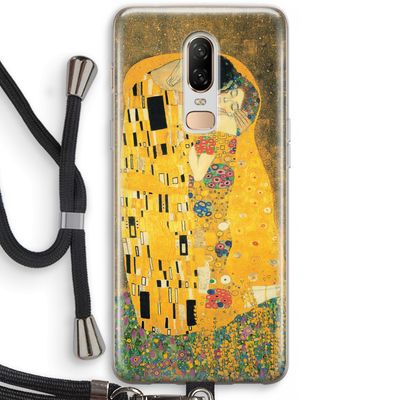 Der Kuss: OnePlus 6 Transparant Hoesje met koord