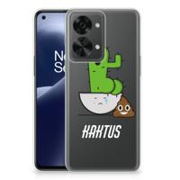 OnePlus Nord 2T Telefoonhoesje met Naam Cactus Poo