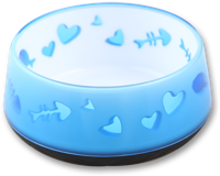 AFP Modern Cat - Cat Love Bowl Blauw
