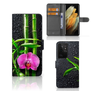 Samsung Galaxy S21 Ultra Hoesje Orchidee