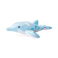 Materassino da spiaggia gonfiabile Dolphin - Misto - 175 cm - Per bambini - Grigio e nero