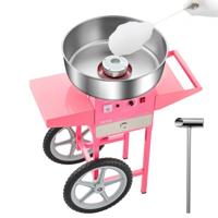 VEVOR Commerciële Suikerspinmachine met Kar Suikerspinmaker 1kW Roze VEVOR Commerciële Suikerspinmachine met Kar Suikerspinmaker 1kW Roze