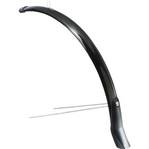 Eurofender Voorspatbord 28" lampo 58 mm breed - zwart