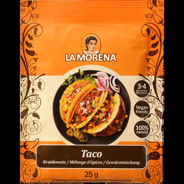 La Morena Taco Kruidenmix 25g bij Jumbo