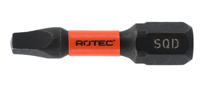 Rotec IMPACT Schroefbit SQD 3 | L=30 | C6.3 | BASIC | 2 stuks - 817.30032 Rotec IMPACT Schroefbit SQD 3 | L=30 | C6.3 | BASIC | 2 stuks - 817.30032