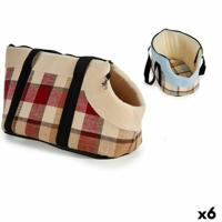 Huisdierenhandtas Geruit 28 x 39 x 40 cm (6 Stuks)