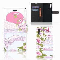 Sony Xperia XZ | Sony Xperia XZs | Telefoonhoesje | Met pasjeshouder | Bird Standing