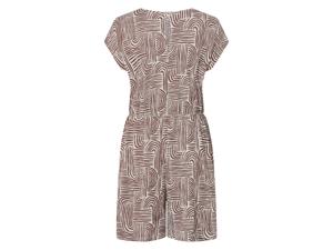 esmara Korte dames jumpsuit (Bruin/print, L (44/46))