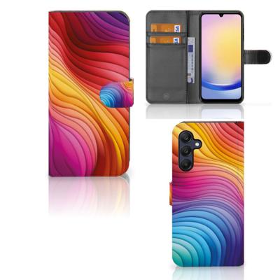 Book Case voor Samsung Galaxy A25 Regenboog Book Case voor Samsung Galaxy A25 Regenboog