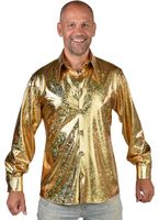 Hemd hologram goud Hemd hologram goud