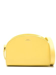 A.P.C. mini sac porté épaule Demi Lune - Jaune