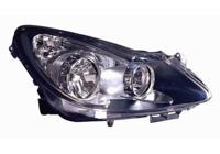Koplamp rechts met knipperlicht H7+H1 Sport (ZWART) 3750964