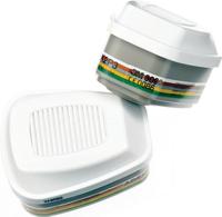 Hg 3m gas- en combinatiefilter | a2 b2 e2 k2 p3r + formaldehyde | en 14387:2004 + a1:2008 | v. serie 6000 | 4 stuks - 7100104327 7100104327