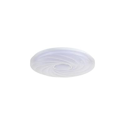 Searchlight PlafonniereAura chroom en wit - 97010-39WH