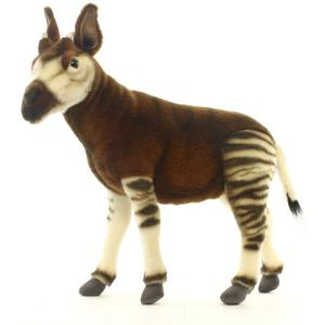 Hansa Okapi knuffel - 35 cm - pluche - knuffeldier - realistisch - luxe kwaliteit