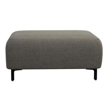 Hocker Elsa - stof Eden - taupe - Leen Bakker