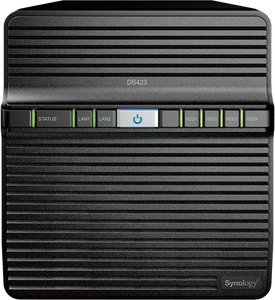 Synology DiskStation DS423 data-opslag-server NAS Ethernet LAN Zwart RTD1619B