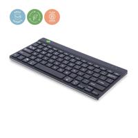 R-Go Tools Ergonomisch toetsenbord R-Go Compact Break, compact toetsenbord met pauzesoftware, QWERTY (US), Bluetooth, zwart