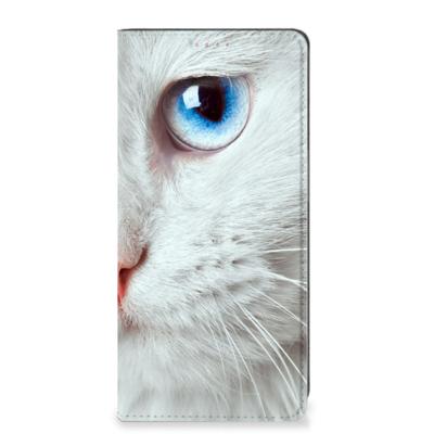 OPPO A54 5G | A74 5G | A93 5G | Hoesje maken | Witte Kat OPPO A54 5G | A74 5G | A93 5G | Hoesje maken | Witte Kat