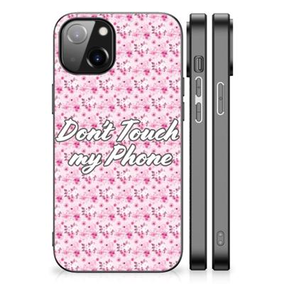 Apple iPhone 13 | iPhone 14 | Telefoon Hoesje | Flowers Pink DTMP