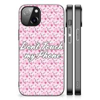 Apple iPhone 13 | iPhone 14 | Telefoon Hoesje | Flowers Pink DTMP