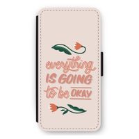 Optimistic flower girl: iPhone 12 Pro Max Flip Hoesje