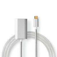USB-Adapter | USB 3.2 Gen 1 | USB Type-C© Male | HDMI© Connector | 2.00 m | Rond | Verguld | Geb - thumbnail