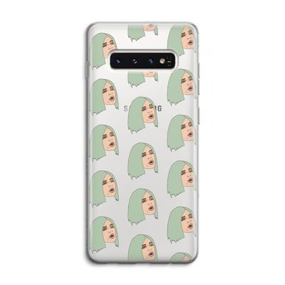 King Kylie: Samsung Galaxy S10 4G Transparant Hoesje